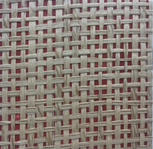 Straw weaving natural grasscloth wallpaper for hotel decor