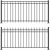 Import Style 3-Rail Steel fencing trellis gates, Powder-Coated Black Aluminum Swimming Pool Fence from China