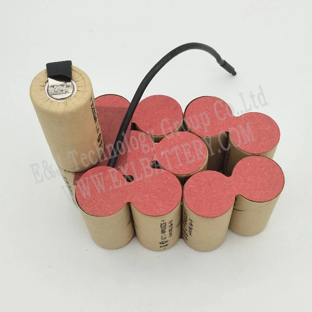 Sub C 1.2V rechargeable battery 2000mah SC ni-mh nimh cell with welding pins tab for Vacuum cleaner