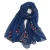 Import Summer soft Chinese embroidered chiffon silk scarf shawl from China