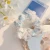 Import Summer Women Hair Accessory Daisy Korea Embroidery Flower Mesh Hair Band Sweet Oversize Lace Hair Scrunchies from China