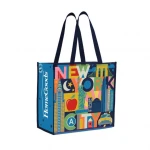 Sunshine Packing Customized Reusable Plastic Custom Shopping Bags Trolley Paper Shopper Bags