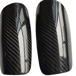 Super light weight Play Football Carbon Shinguards/Sports Carbon Shin Pads with outstanding impact protection