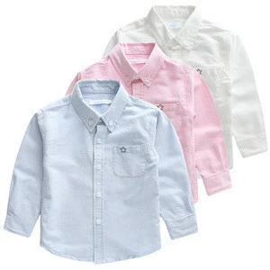 super quality boys five-point star embroidery shirt baby cotton casual shirt
