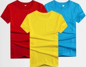 T-shirts for wholesale custom polyester 0.5usd promotional apparel