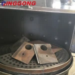 table shot blasting machine abrator price