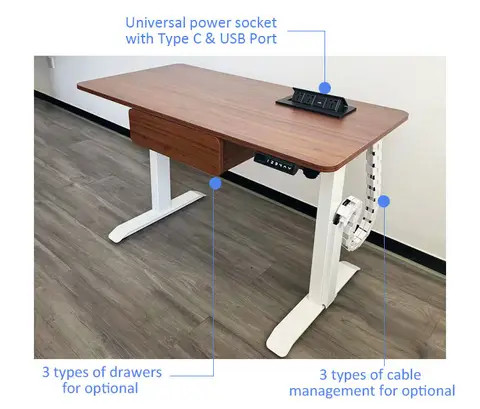 Motorized Desktop Table Buy Tabletop Included Latest Version Stand Up Desk Motorized Height ...