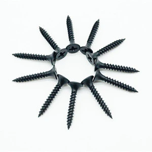 taiwan quality 3.5*16mm black gypsum drywall screw made  in china