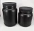 Import Tamper Proof Black HDPE Foof Grade Protein Powder Plastic Jar from China