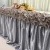 TC005E top quality dining hotel banquet rustic table skirt wedding
