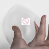 Teardrop shape Transparent Silicone Artificial Breast for Mastectomy