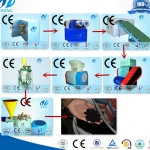 Tire crusher machine/Tire recycling rubber powder production line/Recycle Granules making machine