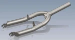 Titanium bicycle Titanium stem and other titanium parts of bicycle