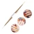 Import TITIAN 2 IN 1 Synthetic 3D Nail Art Liner Brush Round Gel Brush Custom Two Side Thin Nail Art Brush 5pcs Set from China