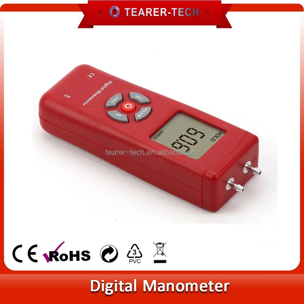 TL-100 Handheld High Performance Manometer Air vacuum Pressure Gauge meter Differential Digital Manometer