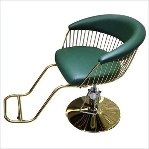 Top Grade Green Salon Furniture Styling Barber Chair Reclining