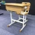 Import Top quality abs plastic student table school desks and chair from China