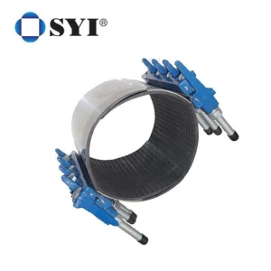 Top Sale China Ductile Cast Iron Pipeline Leak Water Pipe Repair Clamps for PVC,HDPE Pipes