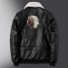 Top Selling Men Winter Sheep Leather Jacket Best Quality Men Winter Leather jacket