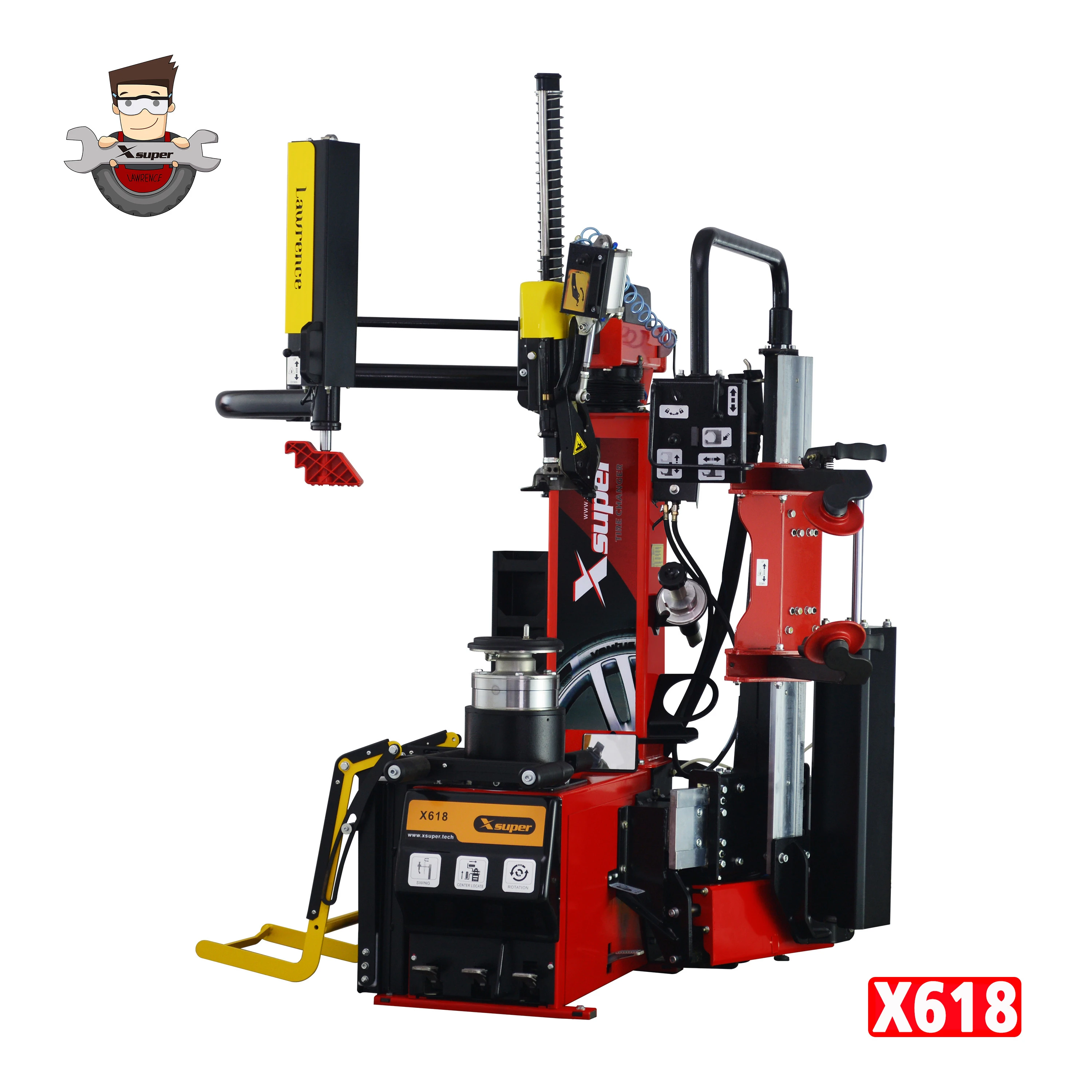 Touchless Tire Changing Machine for 32 inch Tire with Italian Design Leverless Tool  (X618)