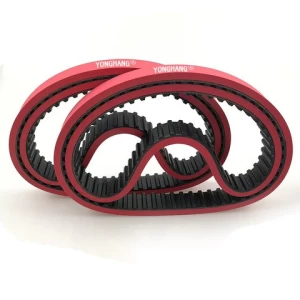 Trade Assurance Guangdong Manufacturer Industrial T10 Timing belt with the Red Rubber Coating