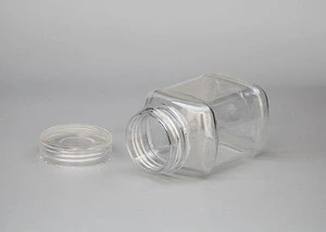 Nutritional Supplement Containers, Clear PET Pharmaceutical Bottles