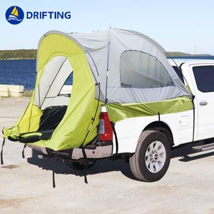 Truck Driving Luxury Travel Easily Connect Tent Anti Rain Waterproof Outdoor Inflatable Folding Car Tent Portable Camping Tent