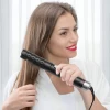 Two-in-one straight hair iron and curling iron, with cold air shaping and high heat airflow styler cordless hair curler