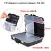 Two layers Box With Cover Bullet Rig Sinkers Angling Lead Weight Split Shot Box fishing accessories With 12 Compartments
