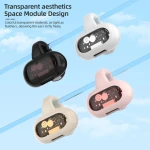 TWS Wireless Headphones 6D sound effect Bluetooth Gamming Sports Stereo Earbuds Headset one ear version Bone Conduction Earphone