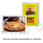 ultra thin menu board snap frame led backlit aluminum light box for Advertising Display