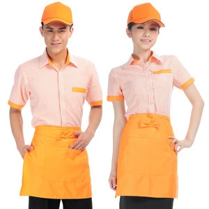 Uniform for coffee and pastry shop staff
