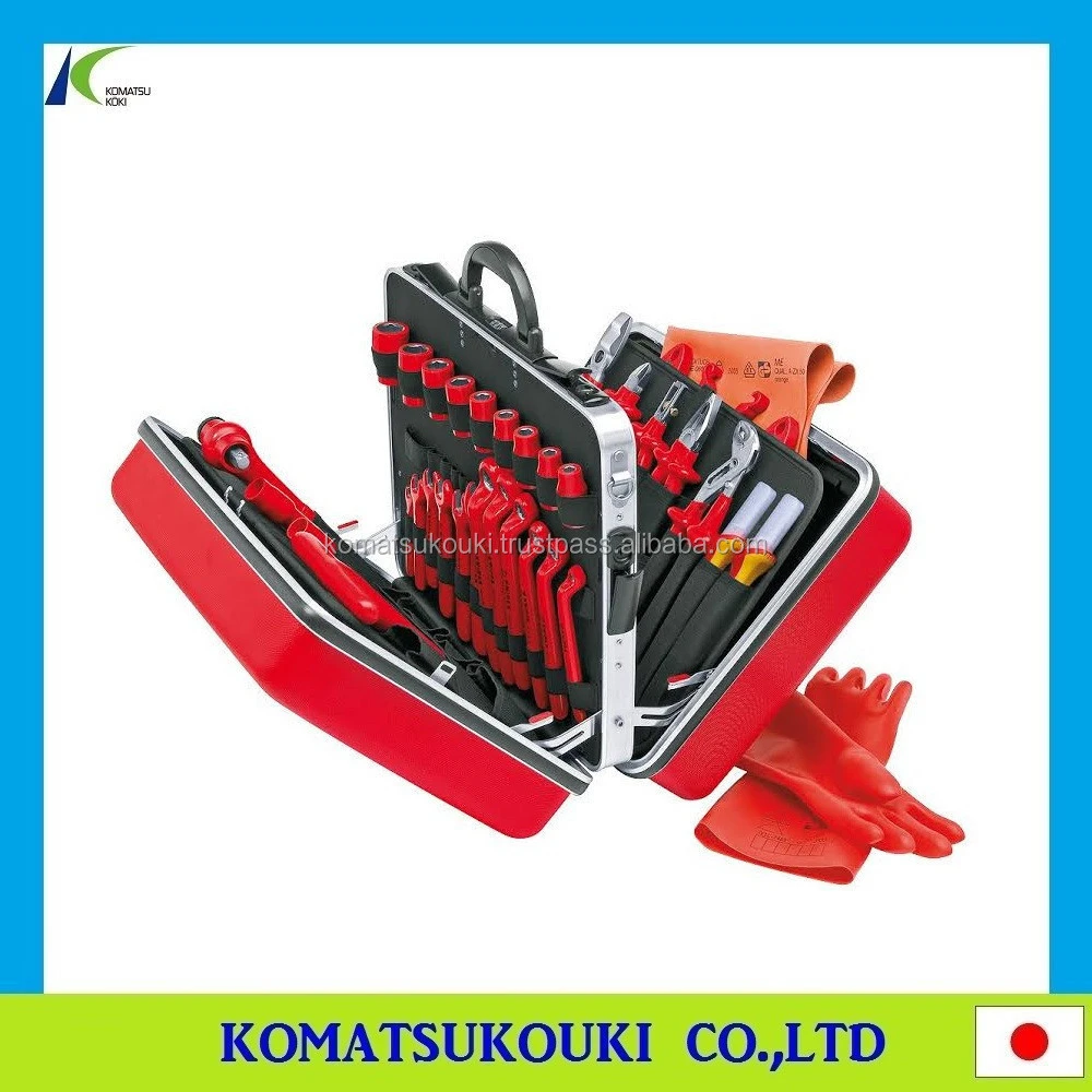 Unique and high-security insulated tool set, insulated socket wrench set, insulated tool kit also available