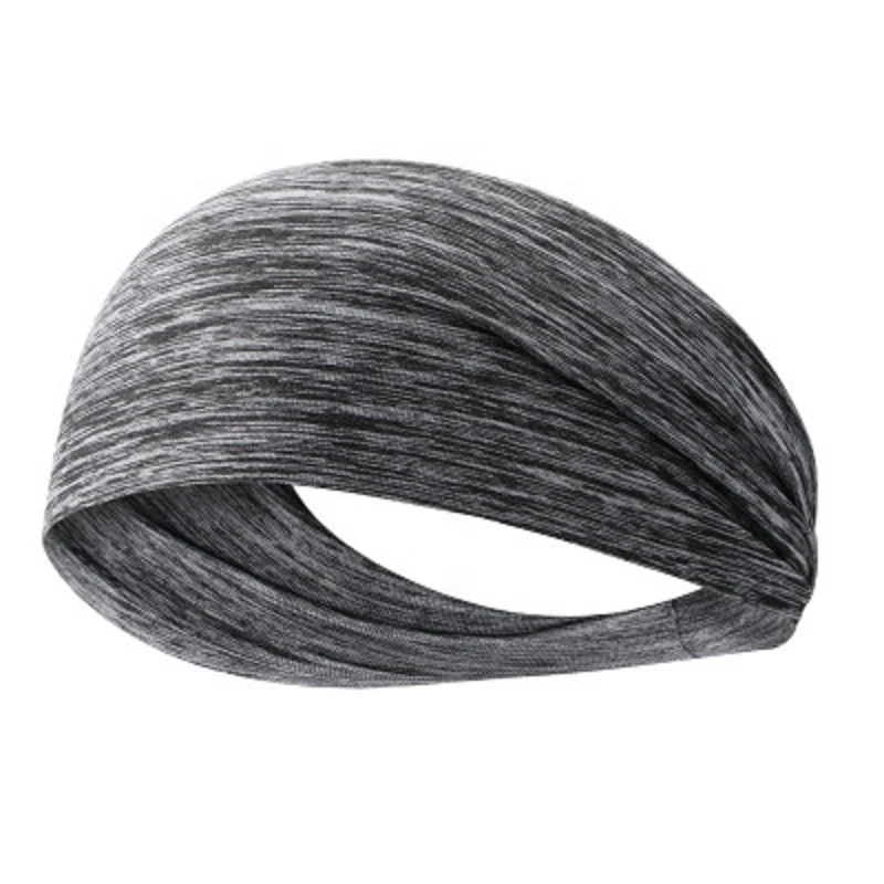 Unisex adult exercise running workout sports hair bands elastic non slip custom yoga headband Elastic thin sports headbands