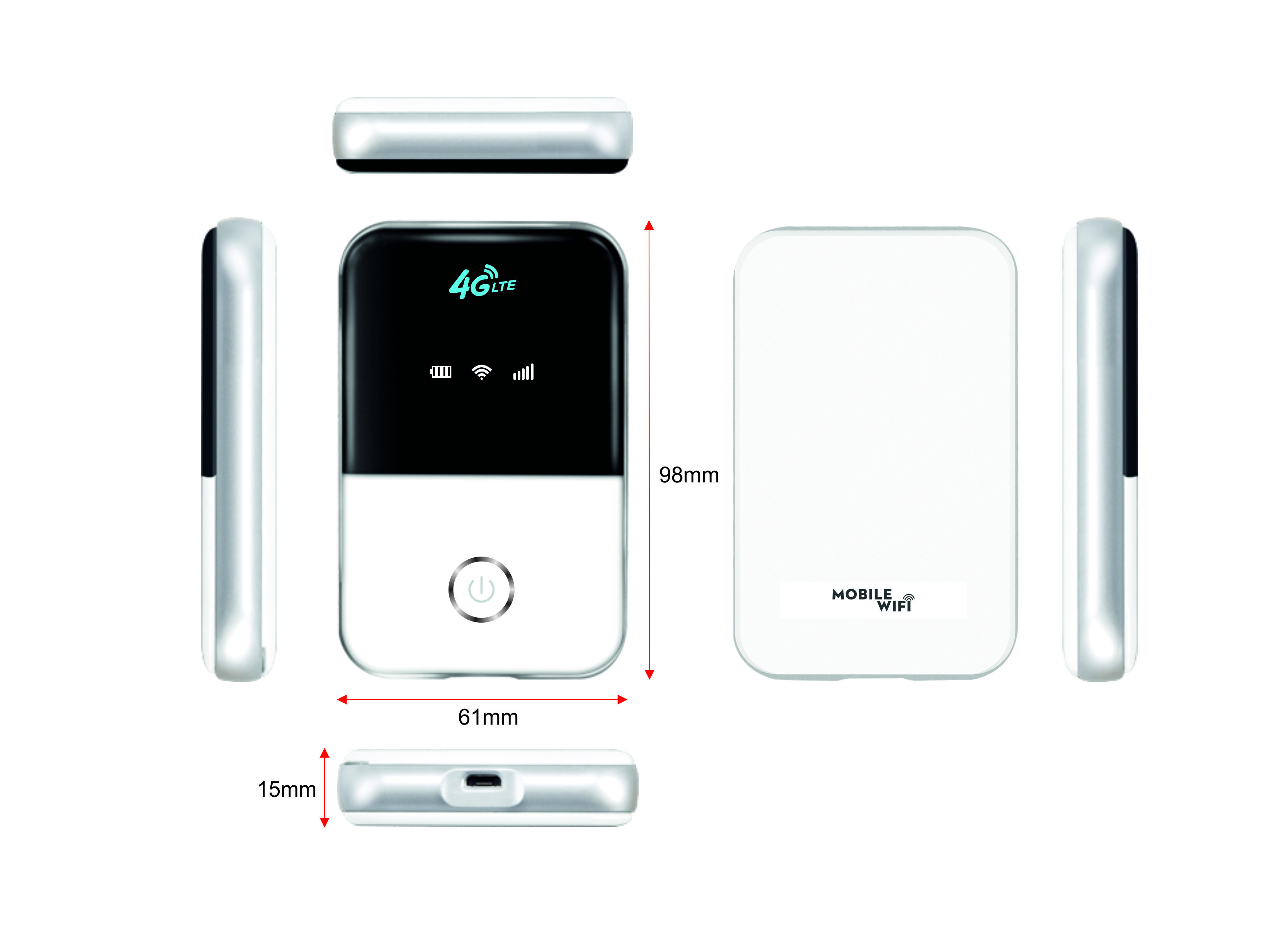 Buy Unlocked 4g Mobile Wifi Router With Battery from Shenzhen Danone ...