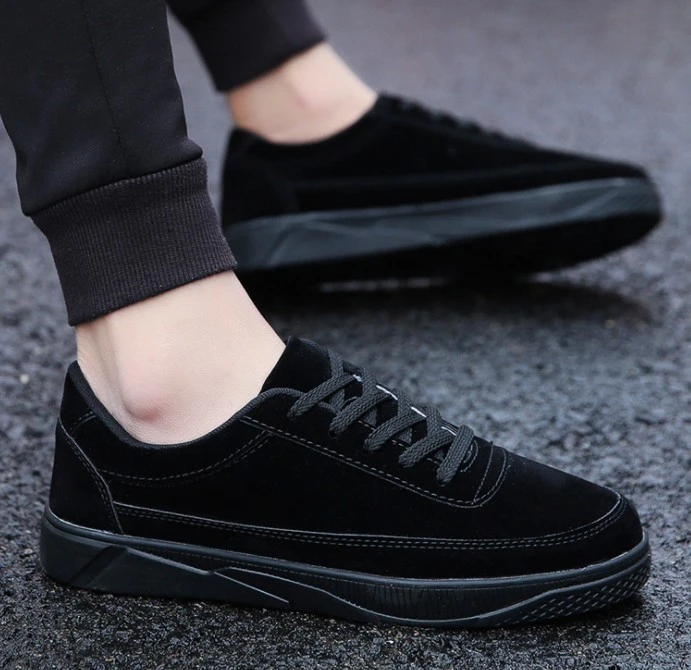 UP-0382J Casual suede leather shoes man runniing winter sports shoes for men