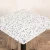 Import Upmarket Italian pizzeria modern light ice white color terrazzo stone square outdoor table from China