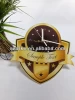 UV Oil 4C Printing Badge Decorative Acrylic Wall Clock