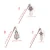Import vintage hair accessories metal hair accessories manufacturers Carved Flower Geometric Hair Sticks from China