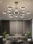 Import VVS New design black golden led iron modern home office living room luxury chandeliers light from China