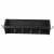 Import Wall Mounted Morden Floating Shelves Black Walnut Metal Natural Wood storage Shelf With 6 Hooks For Living Room from China