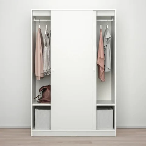 Wardrobe cabinet amoires with sliding doors
