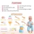 Import WARMBABY custom 16 inch blinking doll girls kitchen toy appliances set for kids from China