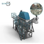 waste plastic recycle agricultural PP LDPE film washing recycling line