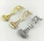 Import Watch Accessories 16mm 18mm 20mm Plated Double Pusher Butterfly Deployment Stainless Steel Watch Strap Buckle from China