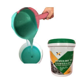 Water Based 951 Color Elastic Waterproof Coating Acrylic Polymer Cement latex Paint for Bathroom