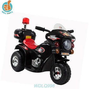 WDLQ998 Kids Electric 6v Motorbike Scrambler Dirt Bike Motorbike Ride On Motocross Luggage Rack For Car Top