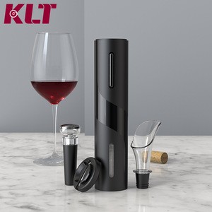 Wedding gift Rechargeable Corkscrew Electric Wine Opener Gift Set with Foil Cutter and Pourer Bottle Stopper