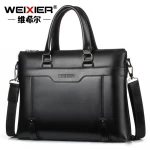 WEIXIER new business handbag slant single shoulder mens bag PU material
