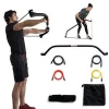 Wellshow Sport Portable Home Gym Resistance Band System Weightlifting And HIIT Interval Training Kit Gym Equipment